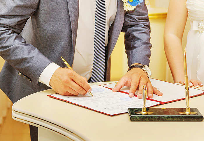 Petición de documentos de matrimonio y divorcio en la ciudad de Nueva York